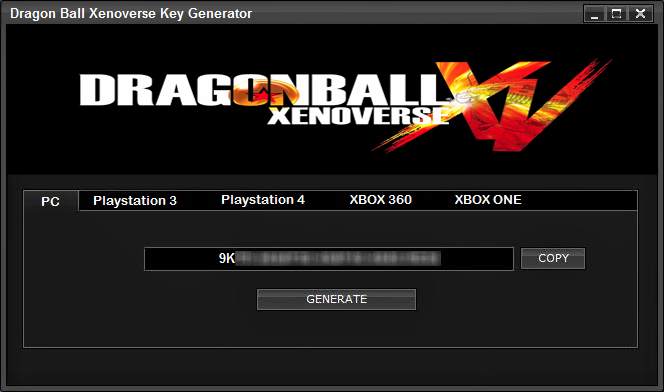 Dragon ball xenoverse key generator 2015 no survey no password free
